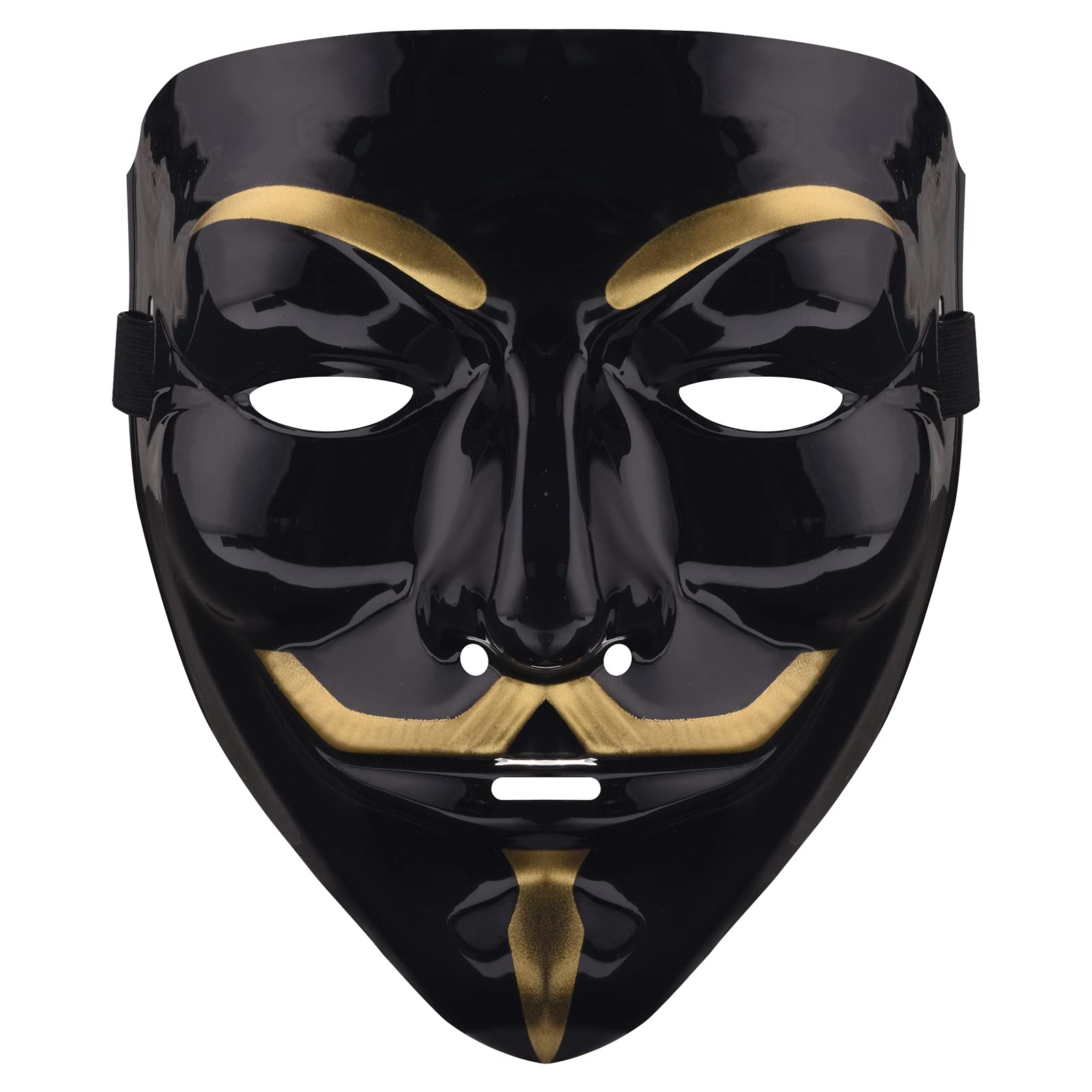 Anonymous Mask for Halloween & Cosplay - Hacker Mask, V for Vendetta Style for Adults & Kids - Perfect for Costume Parties, Comic Con & Political Protests