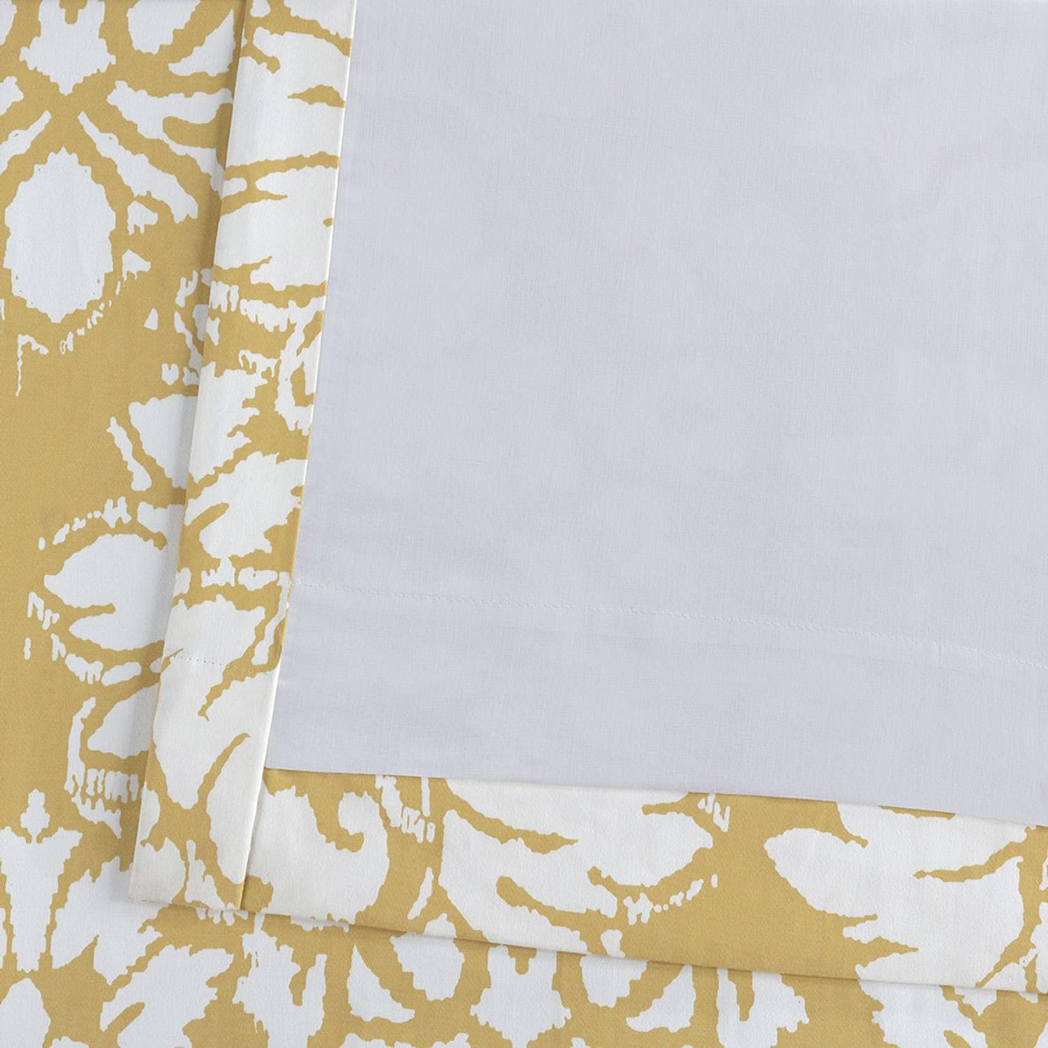 Lacuna Sun Floral Printed Cotton Blackout Curtains for Bedroom - Elegant Window Treatment for Light Blocking & Privacy