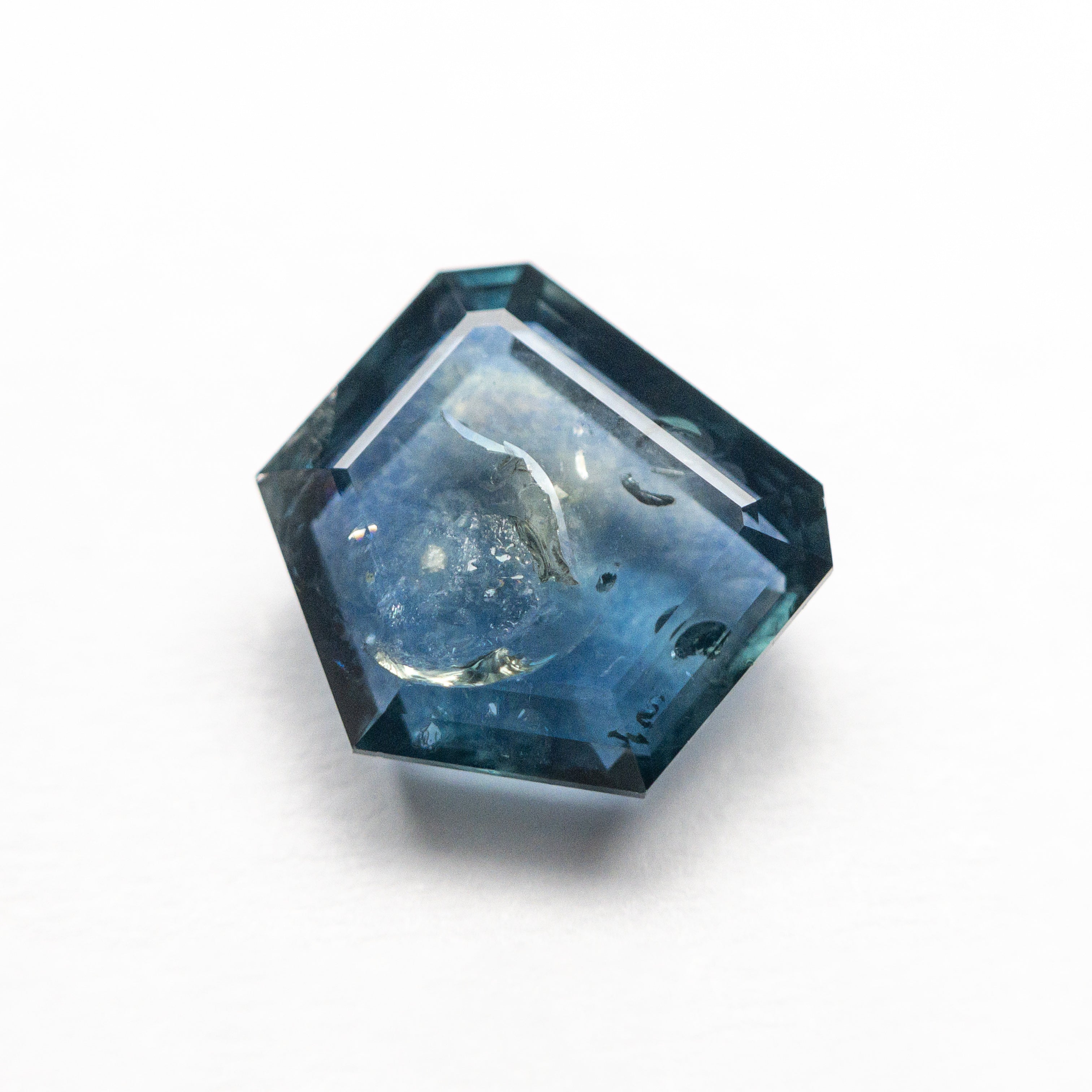 2.67ct Natural Shield Rose Cut Sapphire - 7.99x8.04x3.67mm Loose Gemstone for Jewelry Making (22434-52) | Perfect for Engagement Rings, Pendants & Custom Designs