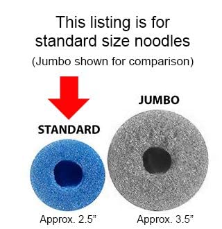 Oodles of Noodles Foam Pool Swim Noodles - 5 Pack | Floating Water Toys for Kids & Adults | Perfect for Swimming, Pool Parties & Summer Fun