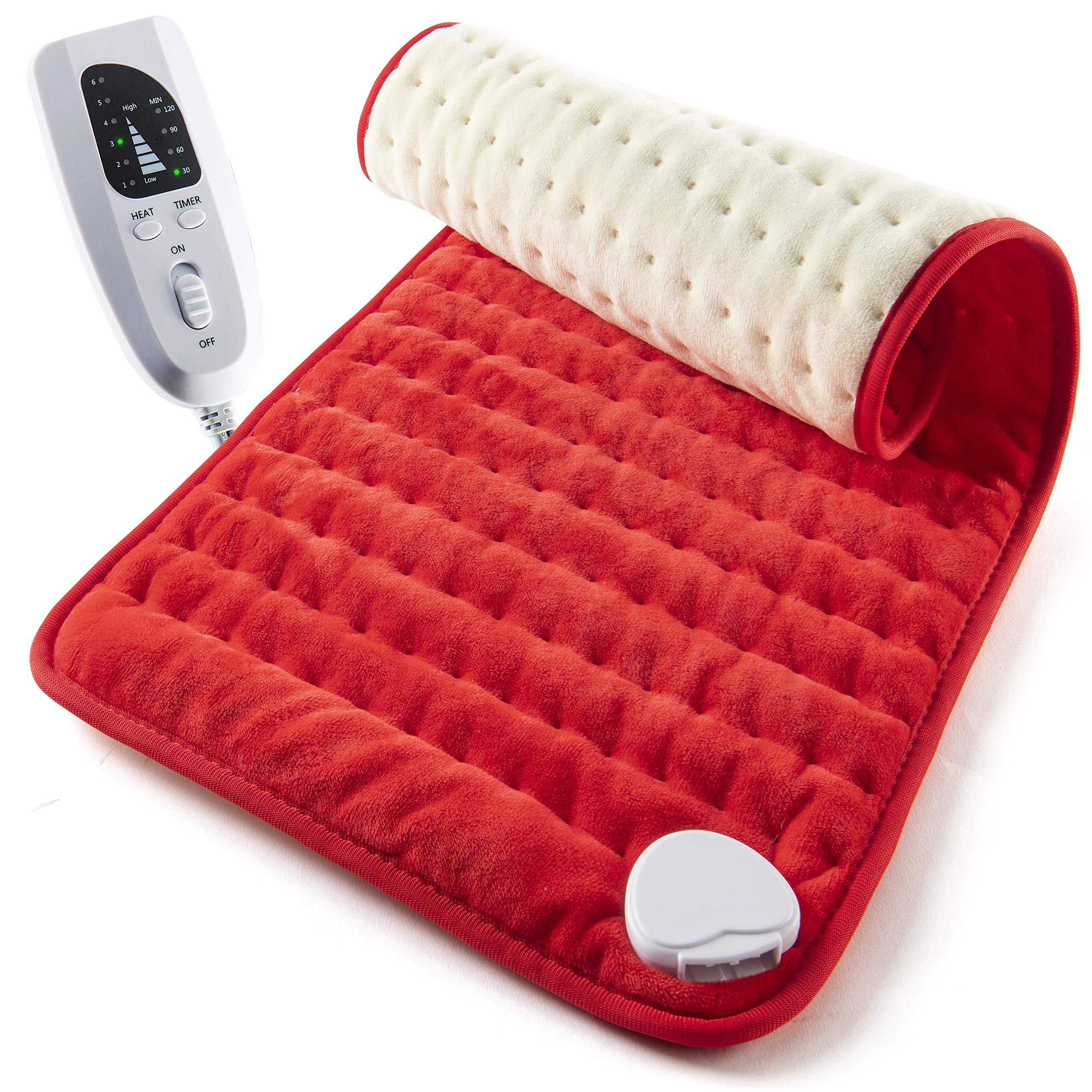 Best Electric Heating Pad for Back Pain & Cramps Relief - Moist Heat Therapy with 2-Hour Auto Shut Off & Adjustable Settings - Perfect for Home, Office & Pregnancy Comfort