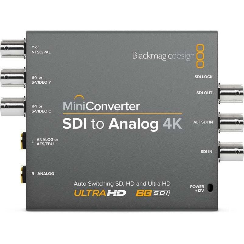 Blackmagic Design Mini Converter SDI to Analog 4K - Professional Video Converter for Live Streaming, Broadcast & Studio Production