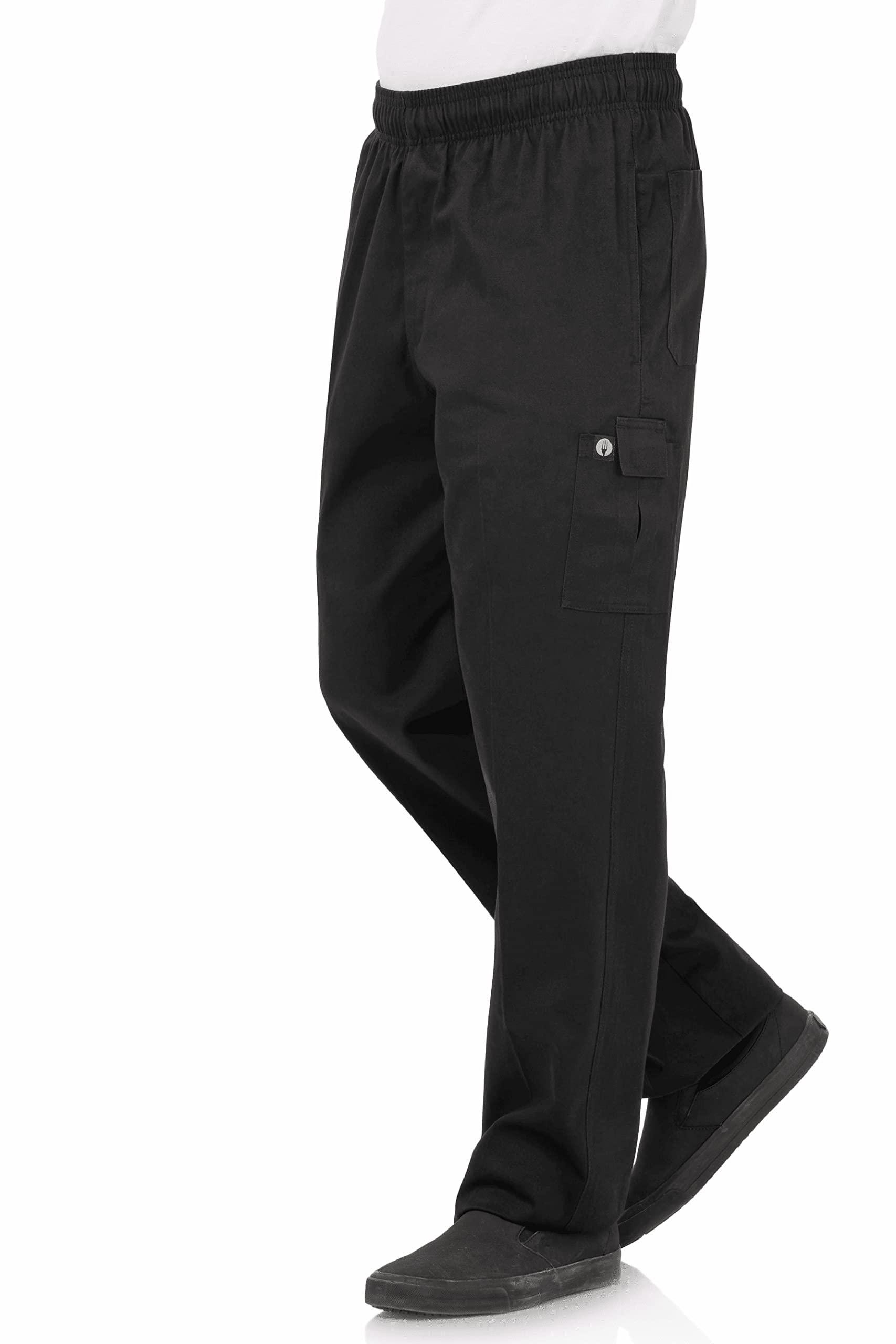Chef Works Men's Cargo Chef Pants - Professional Kitchen Work Pants with Multiple Pockets - Perfect for Chefs, Cooks & Restaurant Staff
