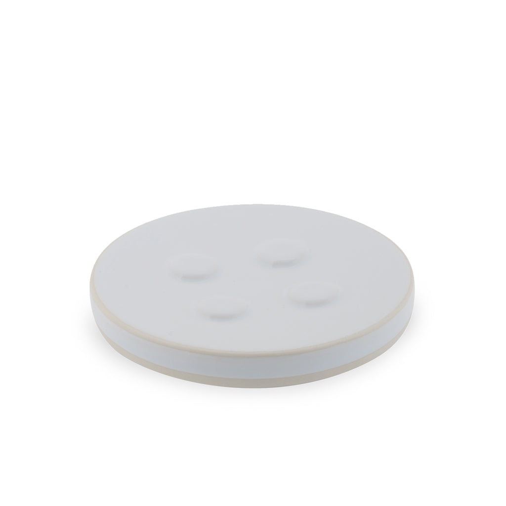 Natural Ceramic Soap Dish for Bathroom - Eco-Friendly, Non-Slip Bath Accessories for Shower, Sink, and Countertop Decor