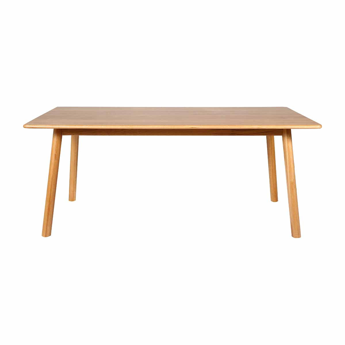 Premium Oak Rectangle Dining Table - Solid Wood Modern Scandinavian Design for Home, Kitchen, and Dining Room - Perfect for Family Gatherings & Dinner Parties