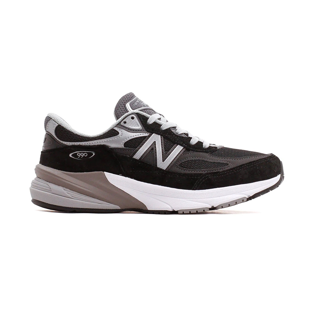 New Balance M990BK6 Black Men's Running Shoes - Made in USA, M990V6 - Premium Comfort for Jogging, Gym & Daily Wear
