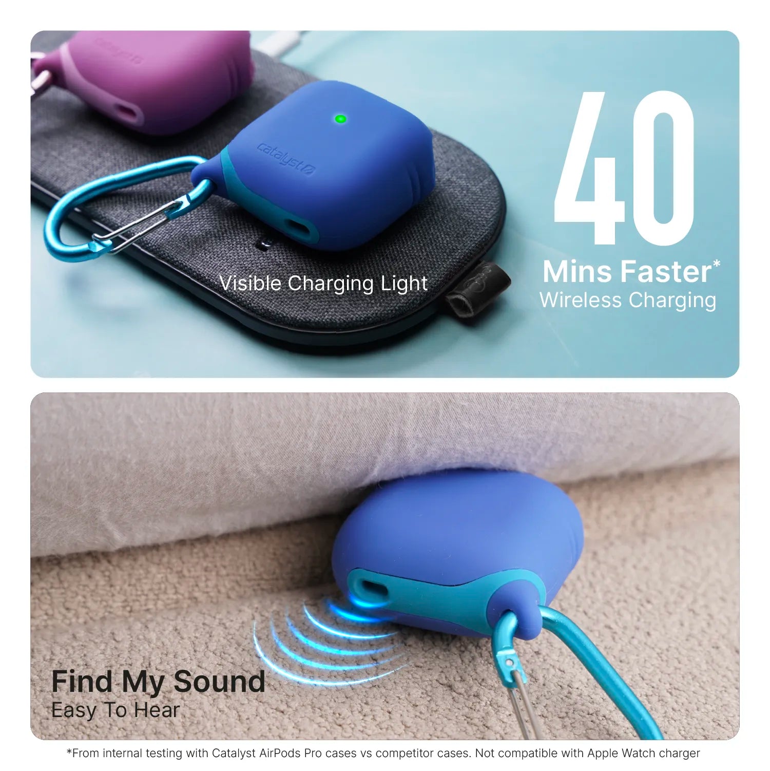 Apple AirPods (4th Generation) with Waterproof Case & Carabiner Clip - Wireless Earbuds for Running, Gym, Travel & Outdoor Activities