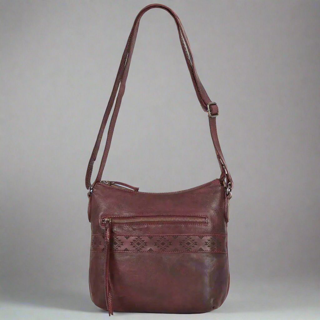 Stylish MET Crossbody Bag with Aztec Pattern - Perfect for Travel, Shopping & Everyday Use