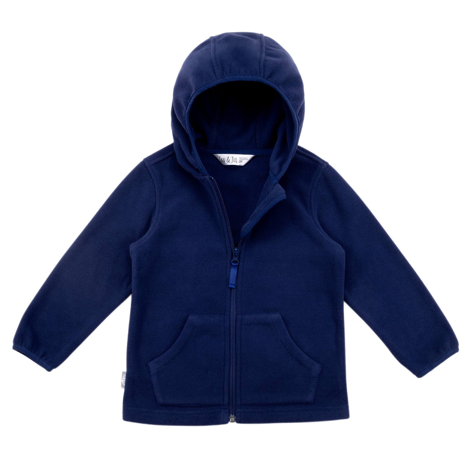 JAN & JUL Kids Fleece Jacket - Warm Winter Coat for Toddler Boys & Girls (1-3 Years) - Soft & Cozy Outerwear for Playdates, Park Adventures & Cold Weather Activities