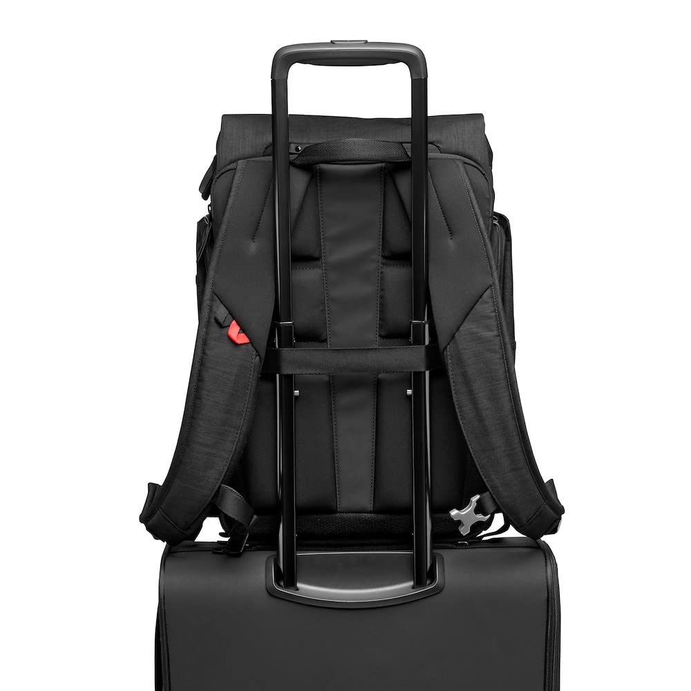 Manfrotto MB CH-BP-30 Small Chicago Camera Backpack - Compact DSLR & Mirrorless Camera Bag for Photographers & Videographers - Holds Laptop, Lenses & Travel Accessories - Perfect for Travel, Hiking & Daily Photography Adventures