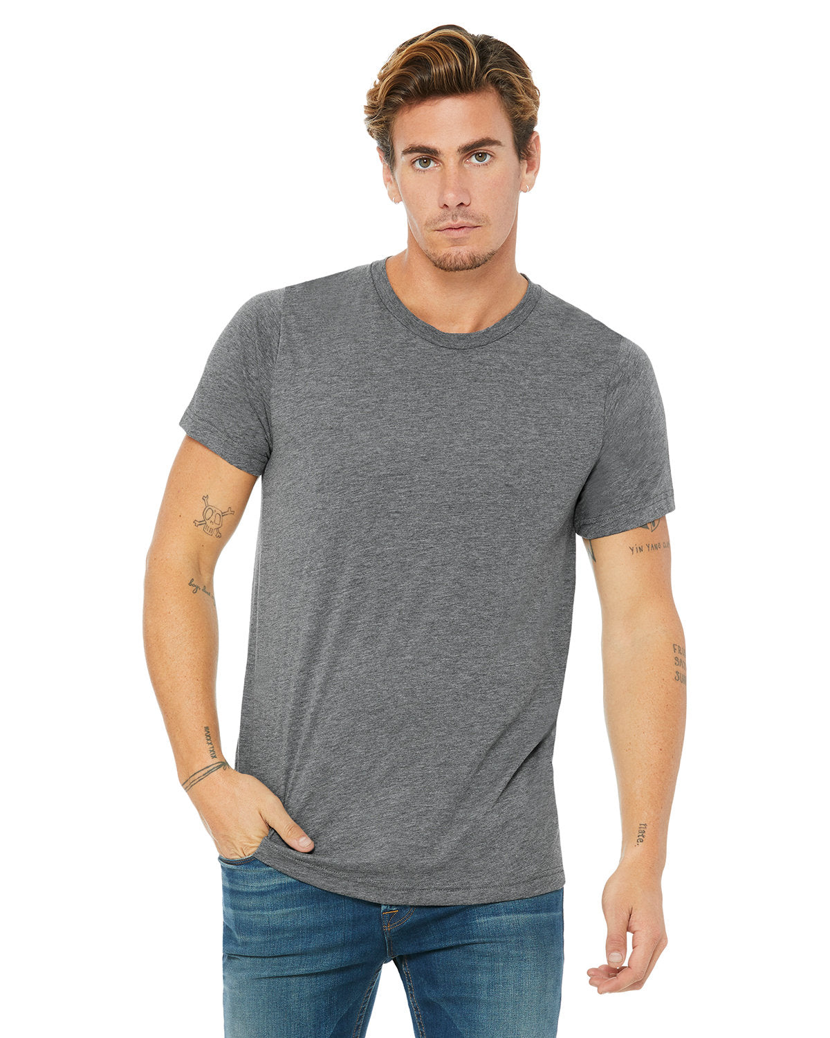 Bella + Canvas 3413C Premium Unisex Triblend T-Shirt - Soft Tri-Blend Fabric, Comfort Fit for Men & Women - Perfect for Casual Wear, Gym, and Everyday Outfits
