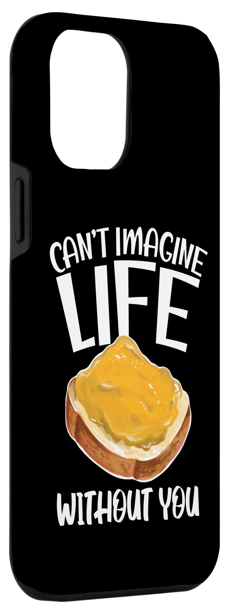 iPhone 12 Pro Max Protective Case with Nutty Peanut Butter Design - Durable Slim Cover for Everyday Use, Perfect for Work, Travel & School