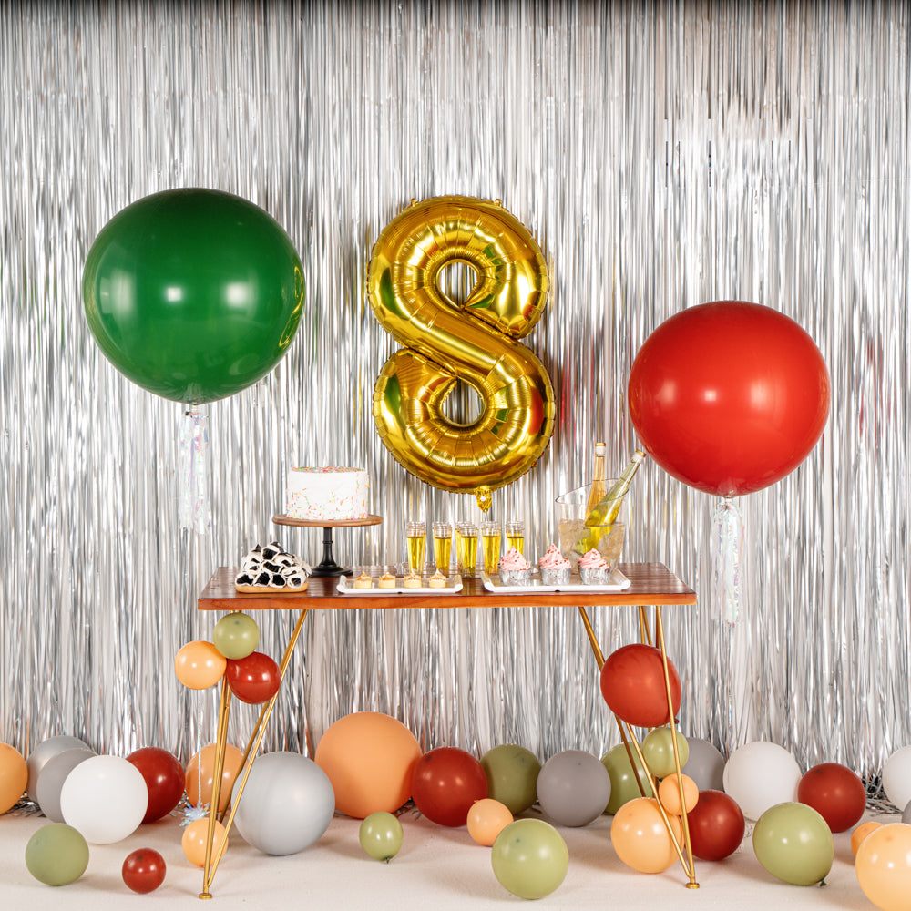 Dark Green Latex Balloons 36 Inch - Pack of 10 | Party Decorations, Birthday Supplies & Event Decor