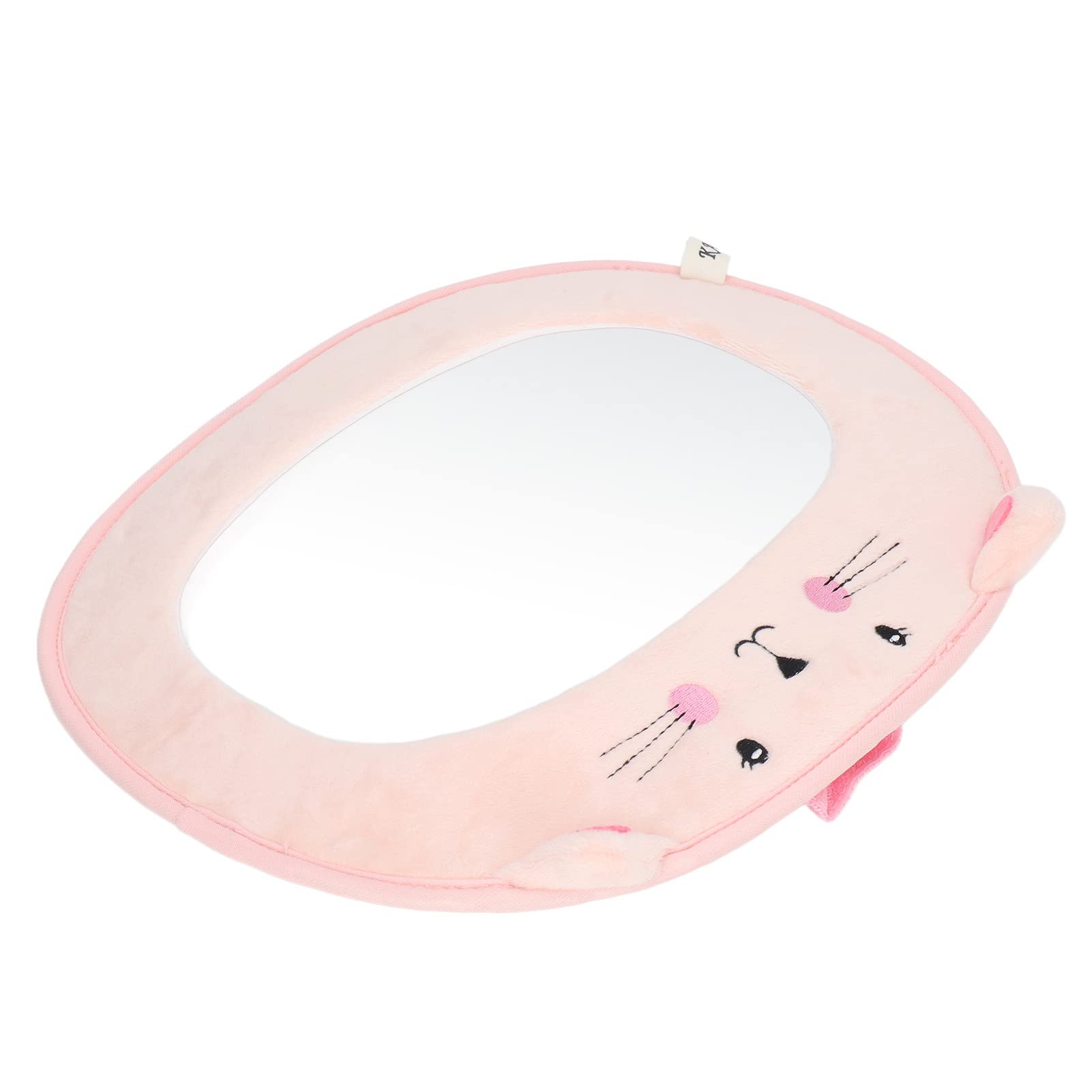 Baby Car Mirror - Acrylic Rearview Mirror for Child Safety Seat, Cartoon Cat Design - Perfect for Monitoring Baby in Backseat While Driving