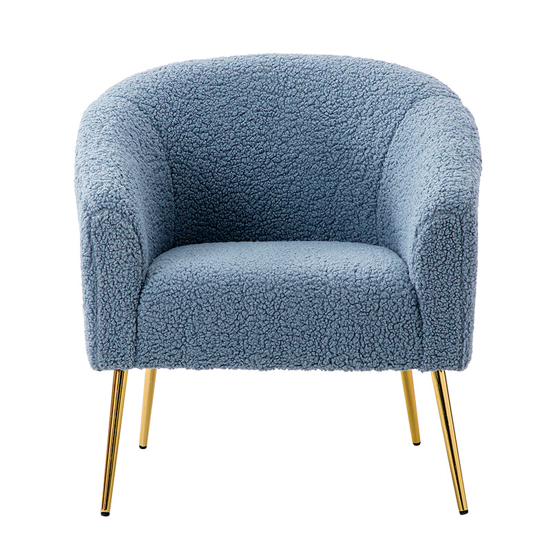 Bari Barrel Armchair - Modern Upholstered Accent Chair for Living Room, Bedroom & Office - Comfortable Lounge Seating with Stylish Design