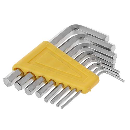 8-Piece Allen Key Hex Wrench Set (1.5mm-6mm) - Durable Bike Repair Tool Kit for Cycling Maintenance & Home DIY Projects
