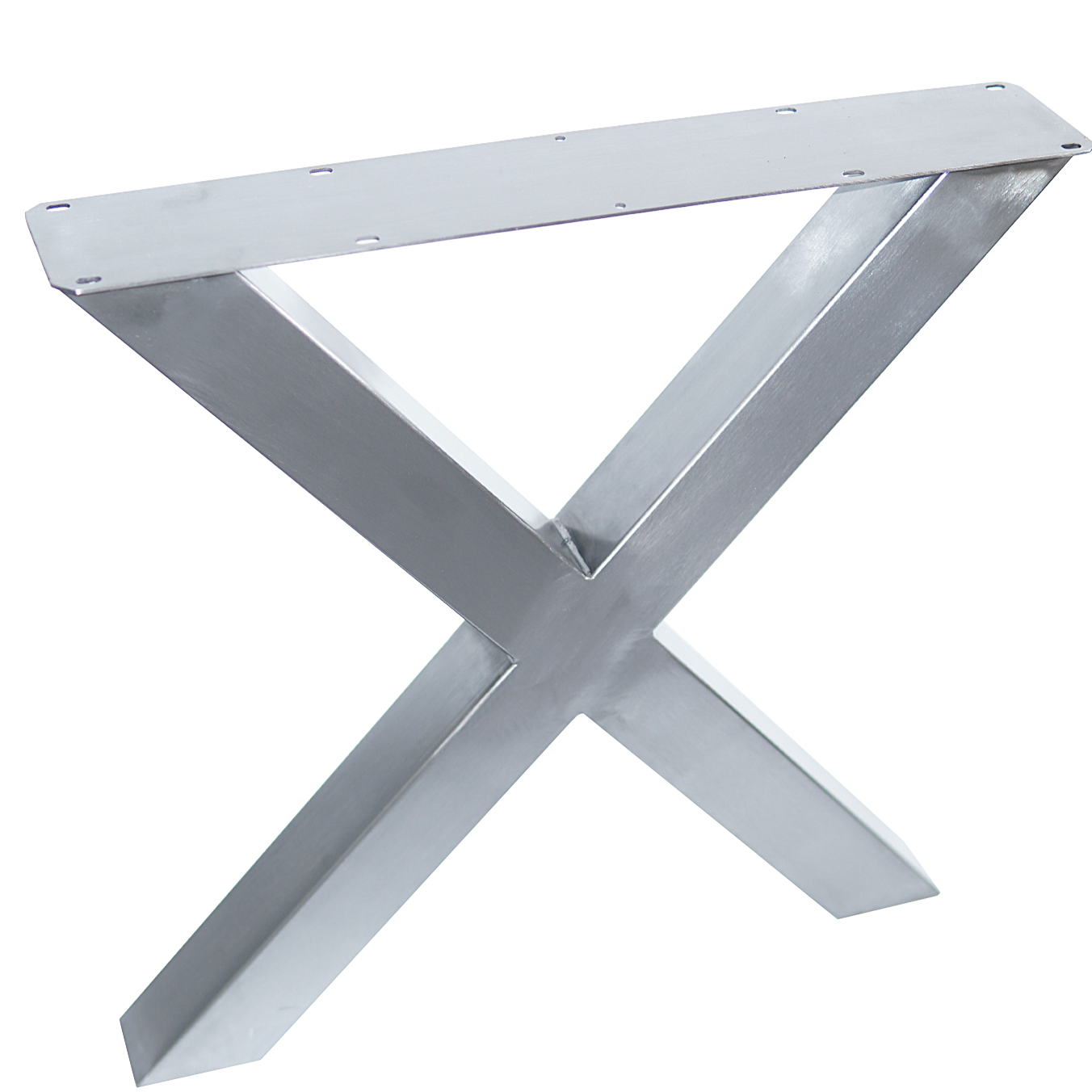 Heavy Duty X-Shaped Dining Table Legs - 1 Pair (71cm x 71cm) for Sturdy Table Tops - Perfect for Kitchen, Restaurant & Outdoor Dining Furniture