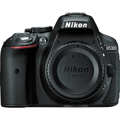 Nikon D5300 DSLR Camera Body - 24.2MP DX-Format, No Lens, 3.2