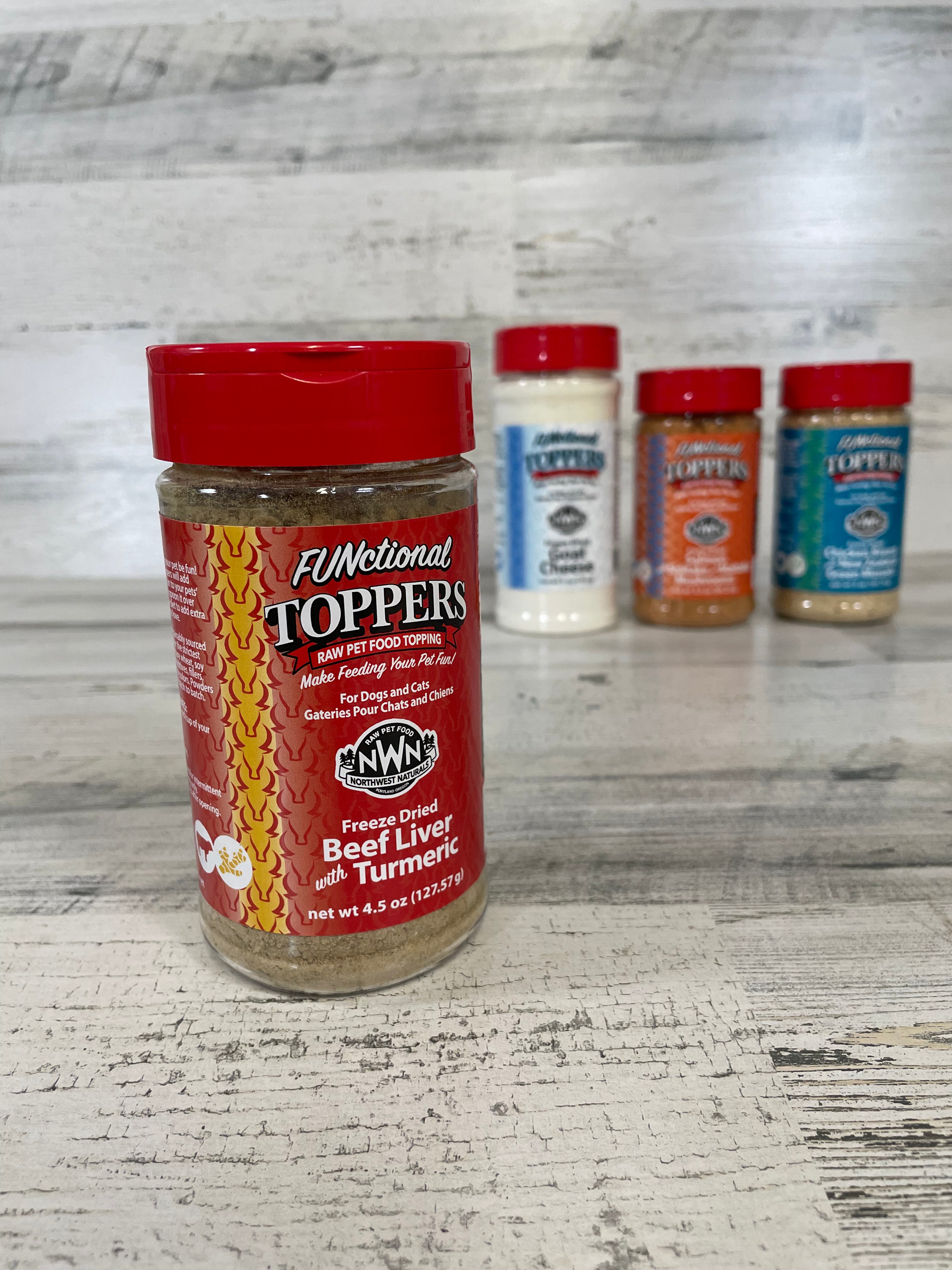 Northwest Naturals Freeze Dried Dog Food Toppers - High Protein Natural Pet Food Supplement for Dogs & Cats - Perfect for Picky Eaters, Kibble Enhancer, and Raw Diet Topping