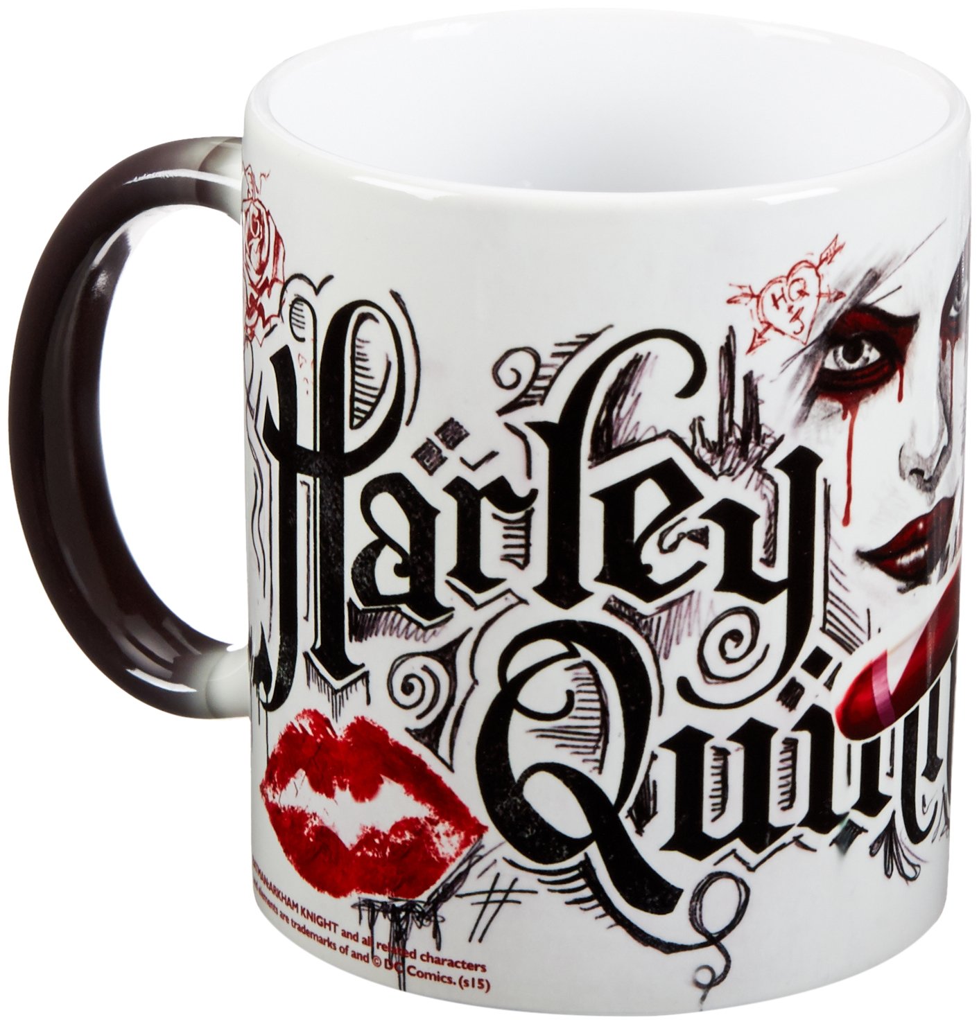 Batman Arkham Knight Harley Quinn Morphing Mug - Heat Activated Ceramic Coffee Cup for Superhero Fans - Perfect for Gifts, Collectibles & Home Decor