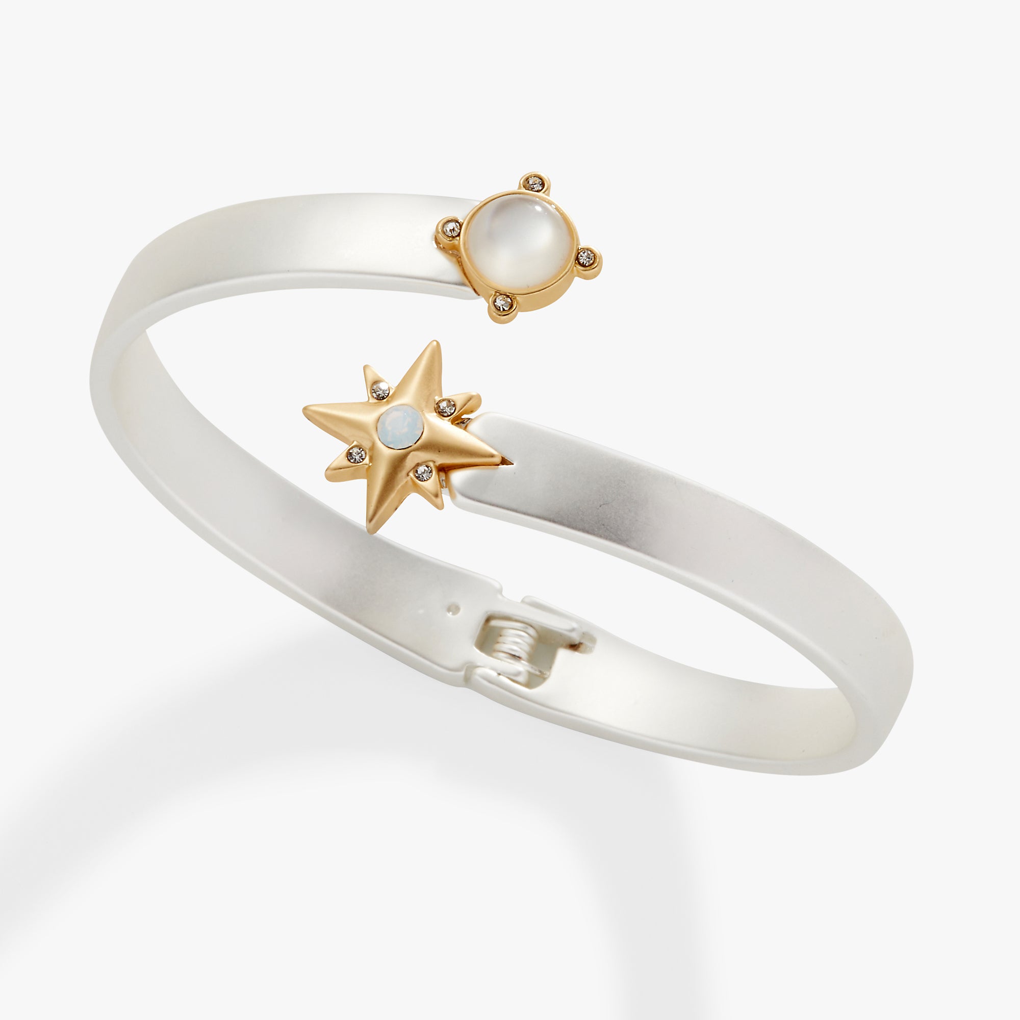 Celestial Hinge Bracelet for Women - Adjustable Zodiac Charm Bangle - Perfect for Festivals, Parties & Everyday Wear