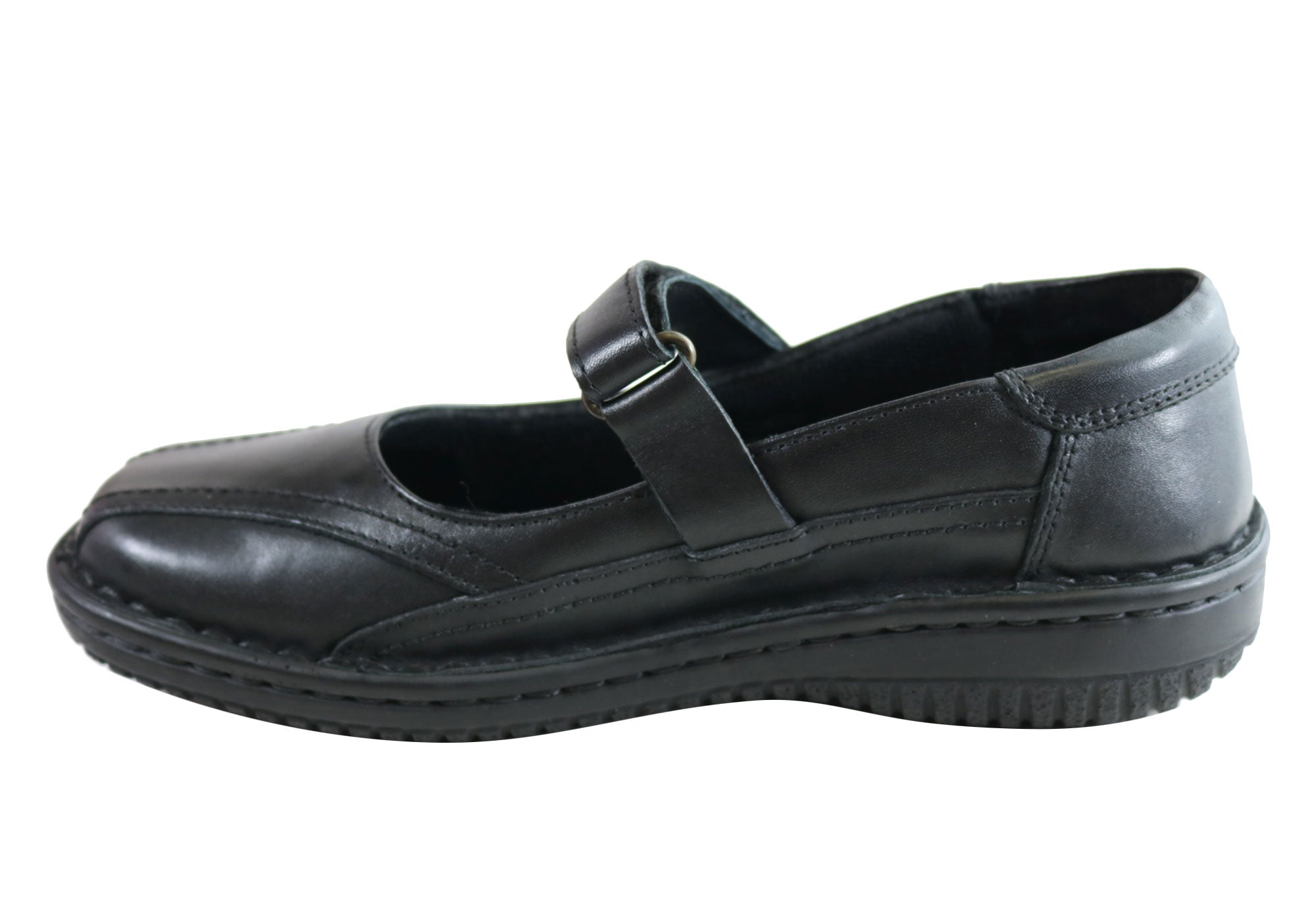Comfort 341 27 Leather Orthotic Friendly Mary Jane Shoes for Women - Supportive & Stylish Footwear for Work, Walking & Everyday Comfort