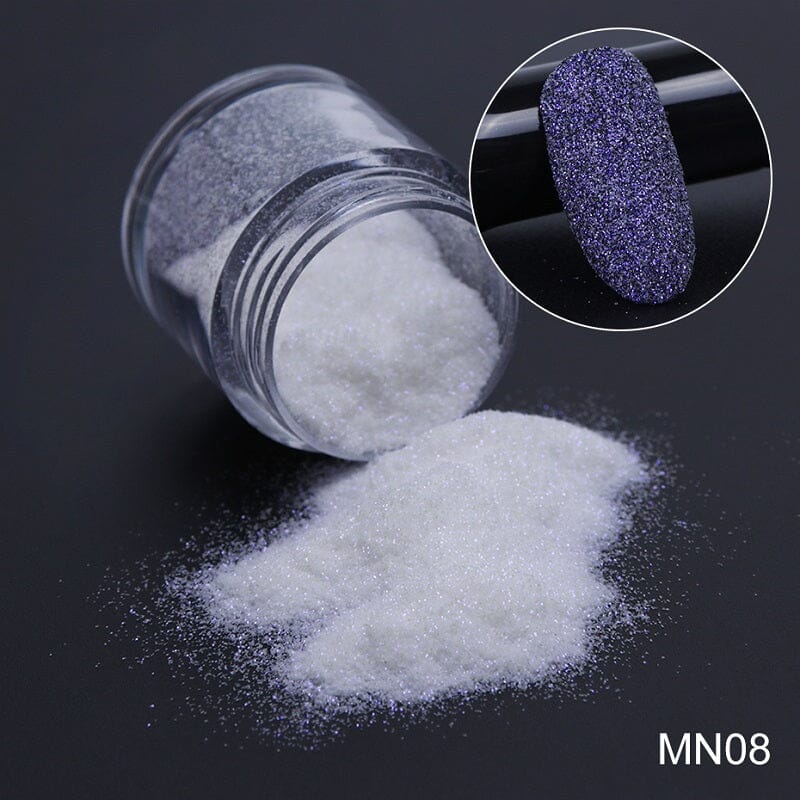 Glitter Powder for Crafts - Sugar Fine Sparkle Dust for Nails, Slime, Resin, DIY Projects - Perfect for Art, Makeup, and Party Decorations