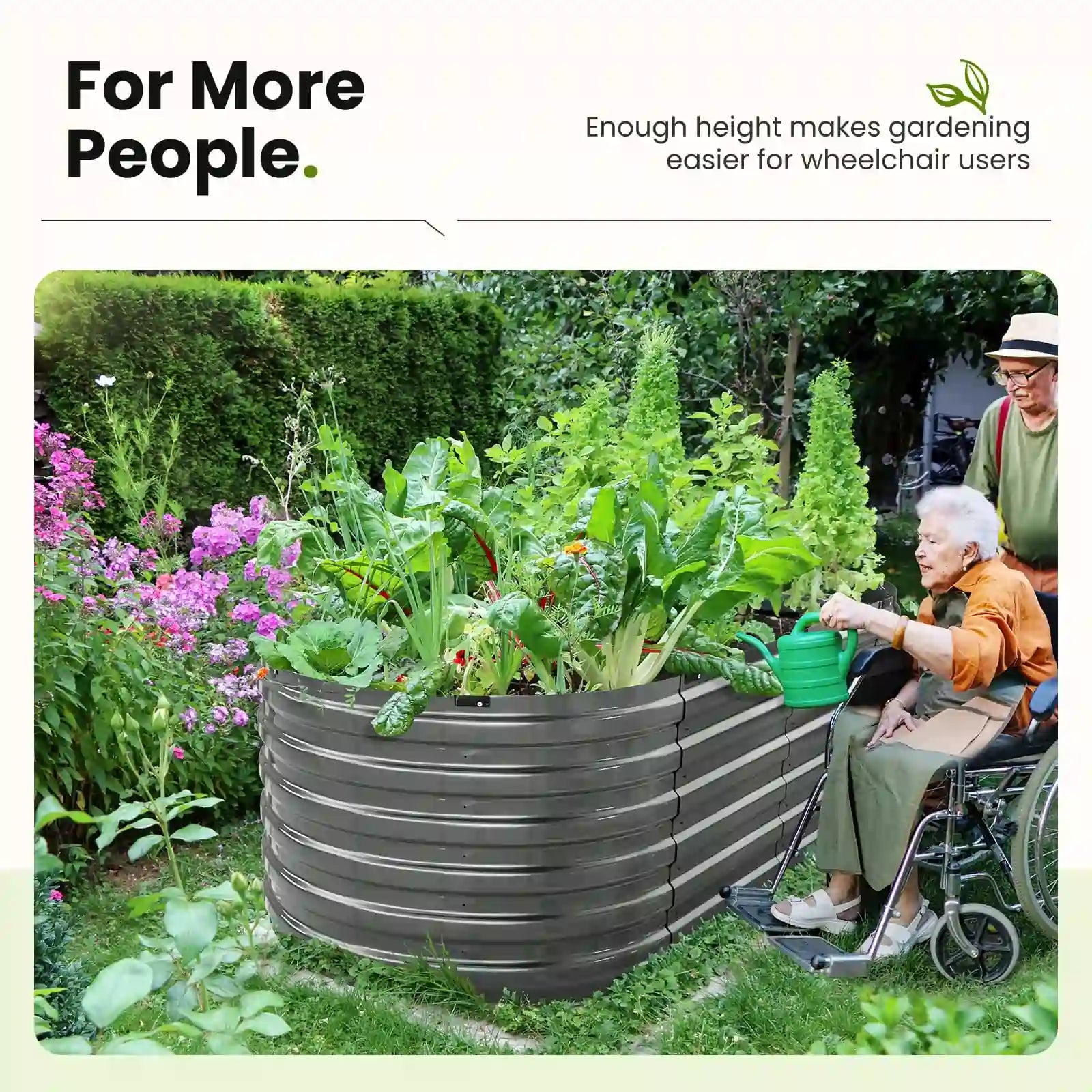 Sturdy Screwless Raised Garden Bed Kit - Easy Assembly Elevated Planter Box for Vegetables, Flowers & Herbs - Perfect for Backyard, Patio & Urban Gardening
