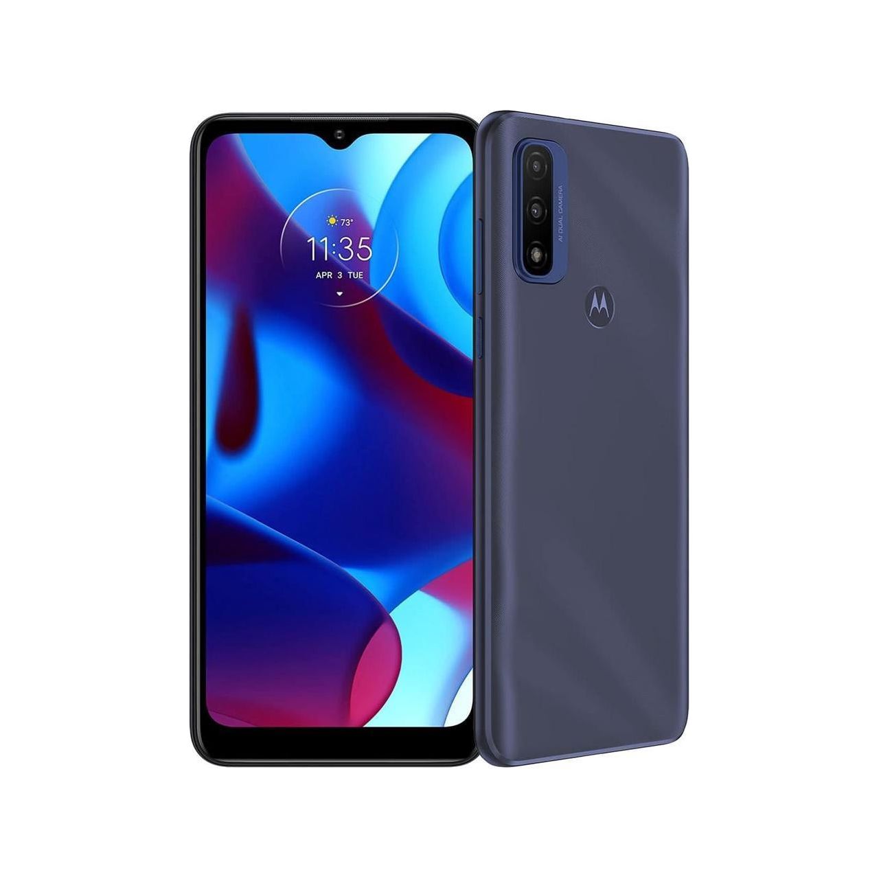 Unlocked Moto G7 Play 32GB Smartphone - Deep Indigo | 4G LTE Android Phone | Dual SIM | Water-Repellent Design | Perfect for Travel, Business & Everyday Use