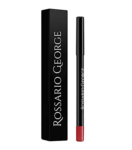 Rossario George Lip Pencils - Long Lasting Matte Red Lip Liner for Precise Definition | Perfect for Everyday Wear, Date Night & Special Occasions