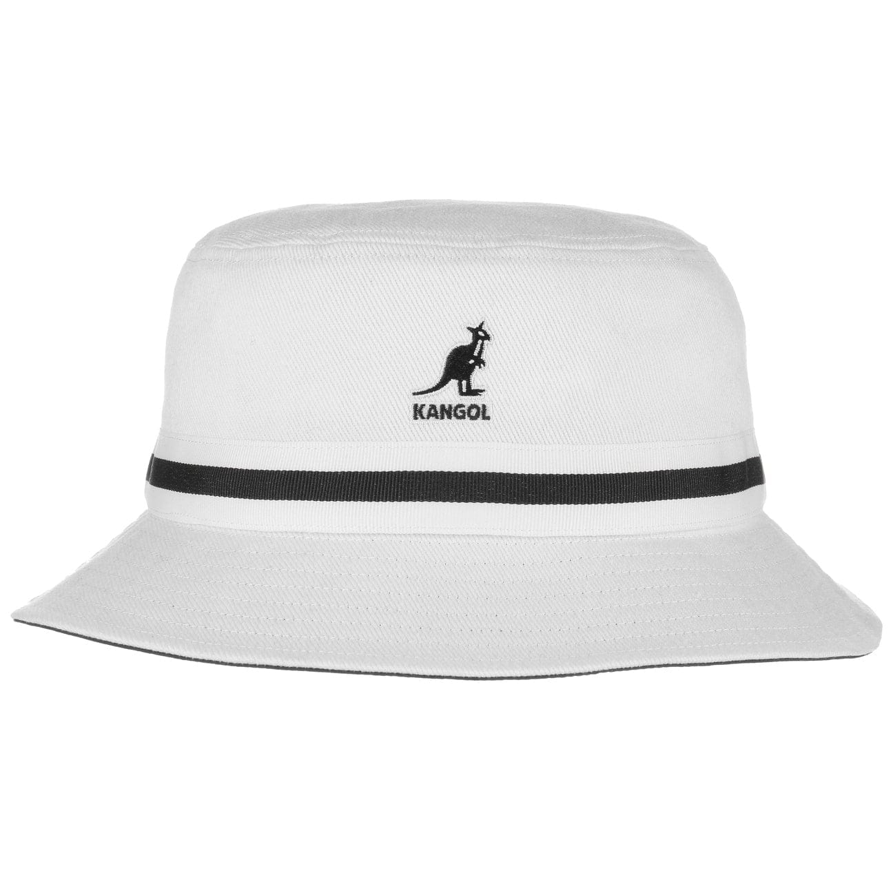 Kangol Stripe Lahinch Cotton Bucket Hat for Men & Women - Stylish Summer Sun Hat for Outdoor, Beach, and Travel