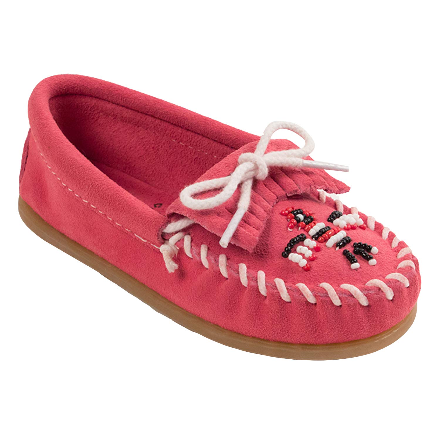 Minnetonka Thunderbird II Moccasins for Toddler, Little Kid & Big Kid - Soft Leather Comfort Shoes for Boys & Girls - Perfect for School, Play & Outdoor Adventures