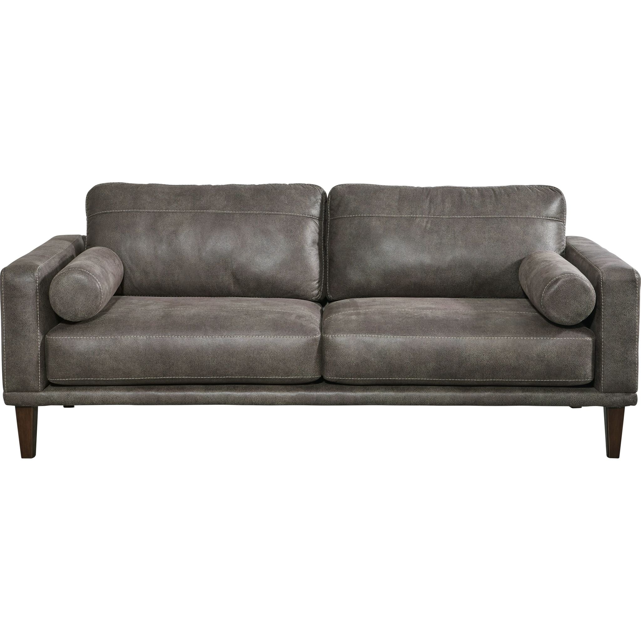 Arroyo Sofa in Smoke Gray - Modern Comfortable Sectional Couch for Living Room, Lounge & Family Room