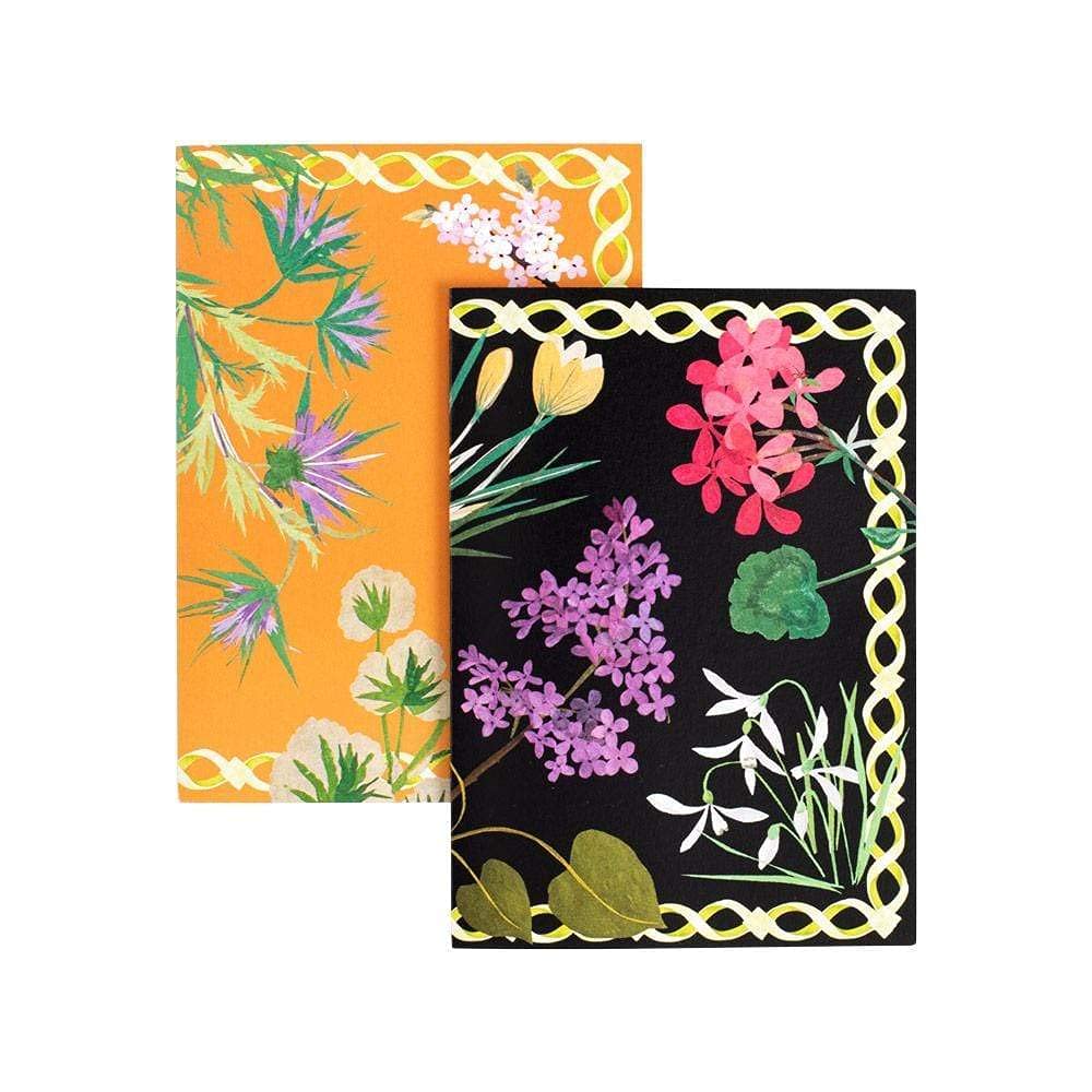 Caspari Mary Delany Flower Mosaics Assorted Boxed Note Cards - Set of 16 Elegant Greeting Cards with Envelopes | Perfect for Thank You Notes, Wedding Invitations & Special Occasions
