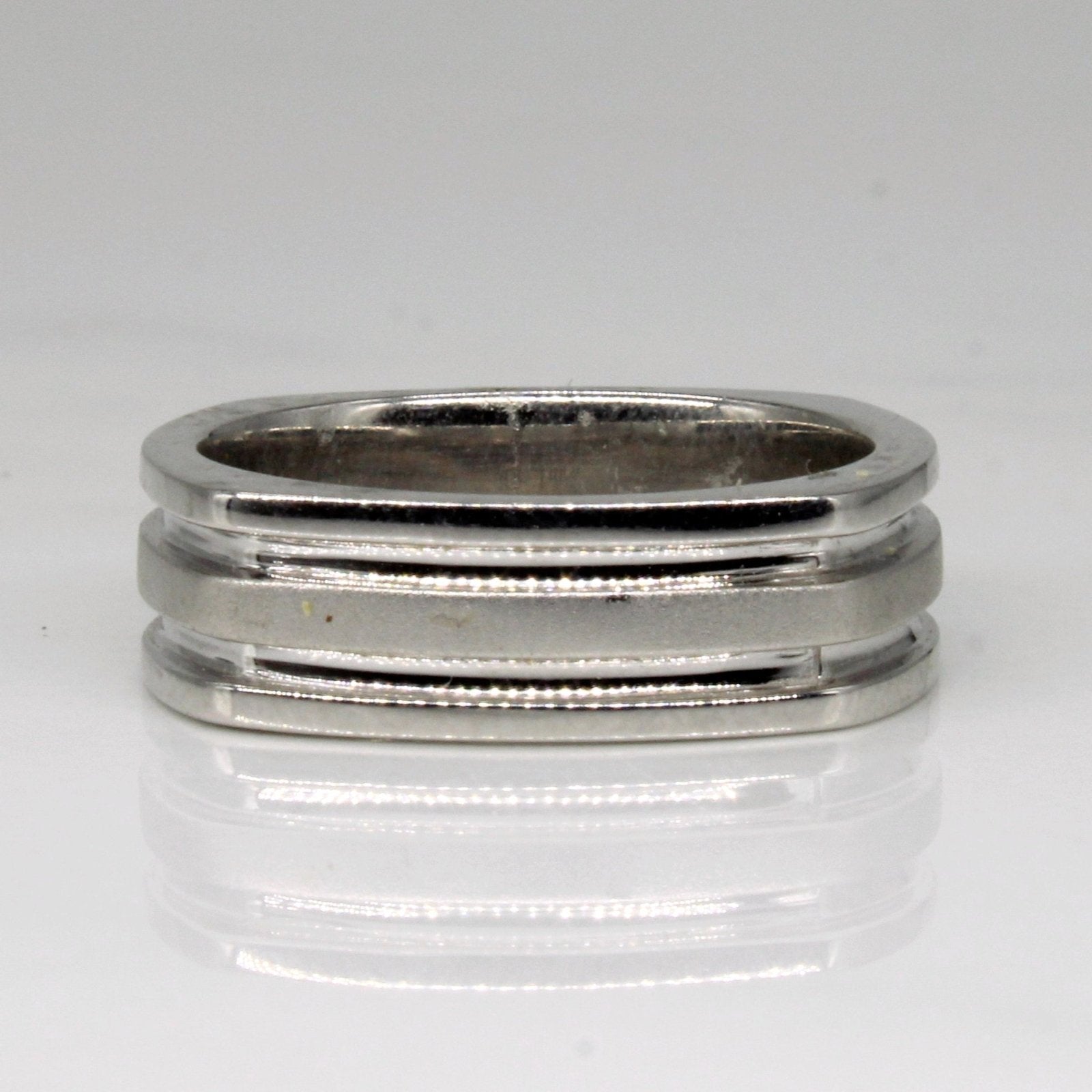 10K White Gold Ring for Women - Size 6.25 - Elegant Wedding Band, Engagement Ring, Anniversary Gift - Perfect for Everyday Wear & Special Occasions