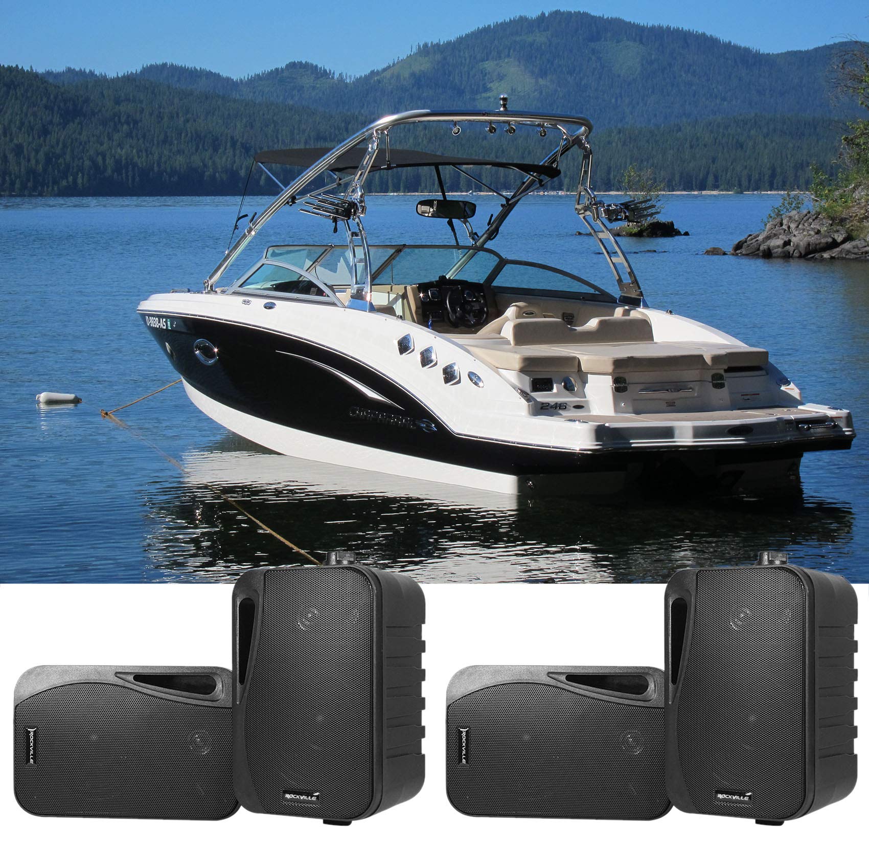 Rockville HP4S Black 4