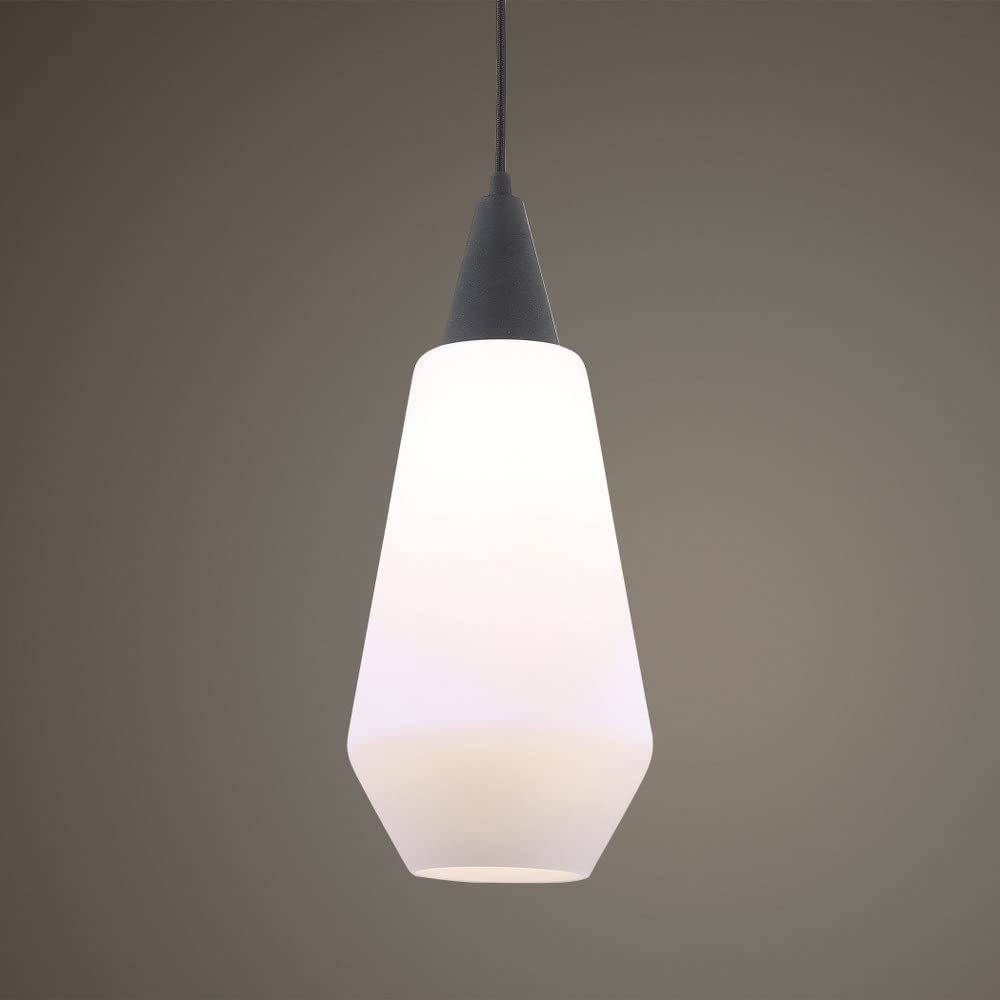 Uttermost Eichler Mini Pendant Light - 1 Light Traditional Style Ceiling Fixture for Dining Room, Kitchen Island & Bedroom Lighting