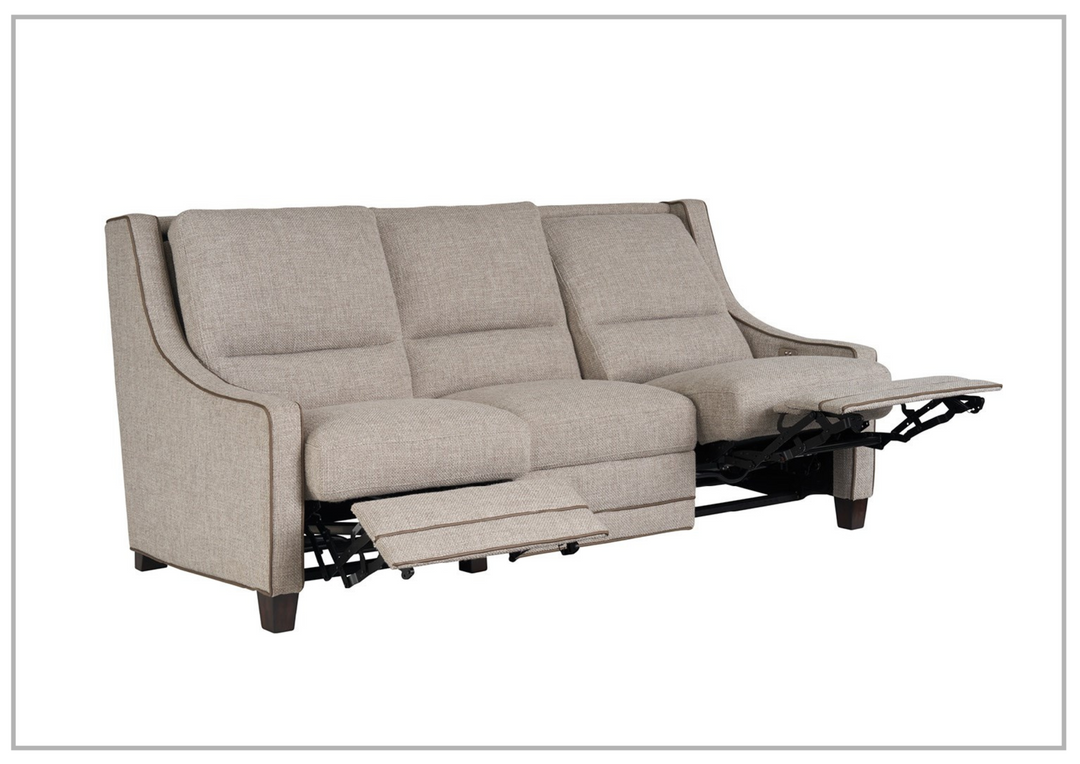 Kelce 3-Seater Power Reclining Sofa - Universal Furniture in Gray & Beige | Living Room Comfort for Movie Nights & Family Gatherings