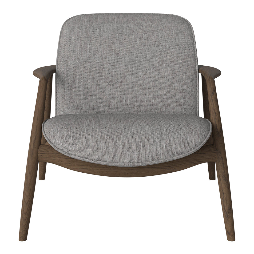 Bowie Lounge Chair - Modern Accent Chair for Living Room, Bedroom & Office - Comfortable Mid-Century Style Reading Chair with Sturdy Wooden Legs