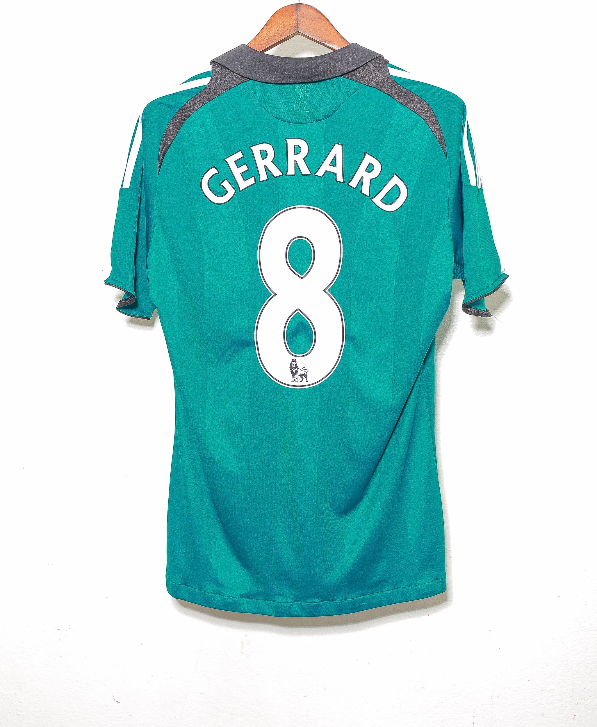 2008 Liverpool FC Third Jersey #8 Steven Gerrard Men's Soccer Shirt - Perfect for Match Days & Fan Collections