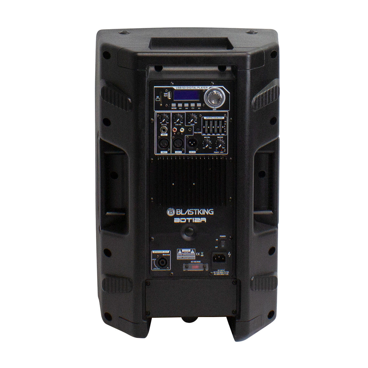 Blastking BDT12A 1000W 12-Inch 2-Way Active Loudspeaker - High Power PA Speaker for Live Music, DJ Performances & Outdoor Events