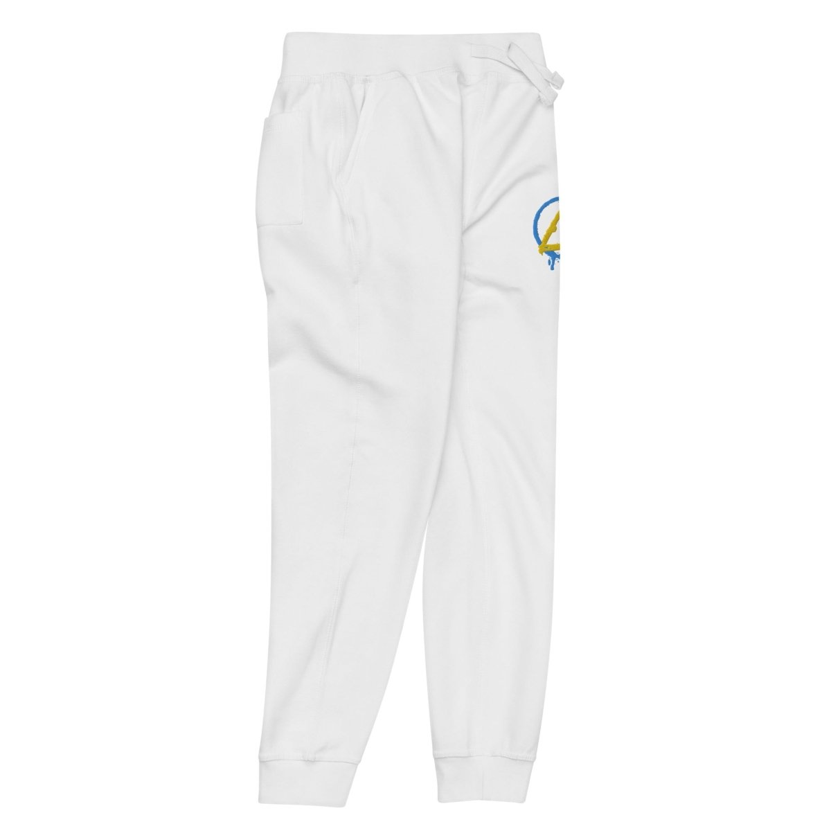 Unisex Fleece Sweatpants with Graffiti Sobriety Symbol - Comfortable Lounge Pants for Yoga, Gym & Casual Wear