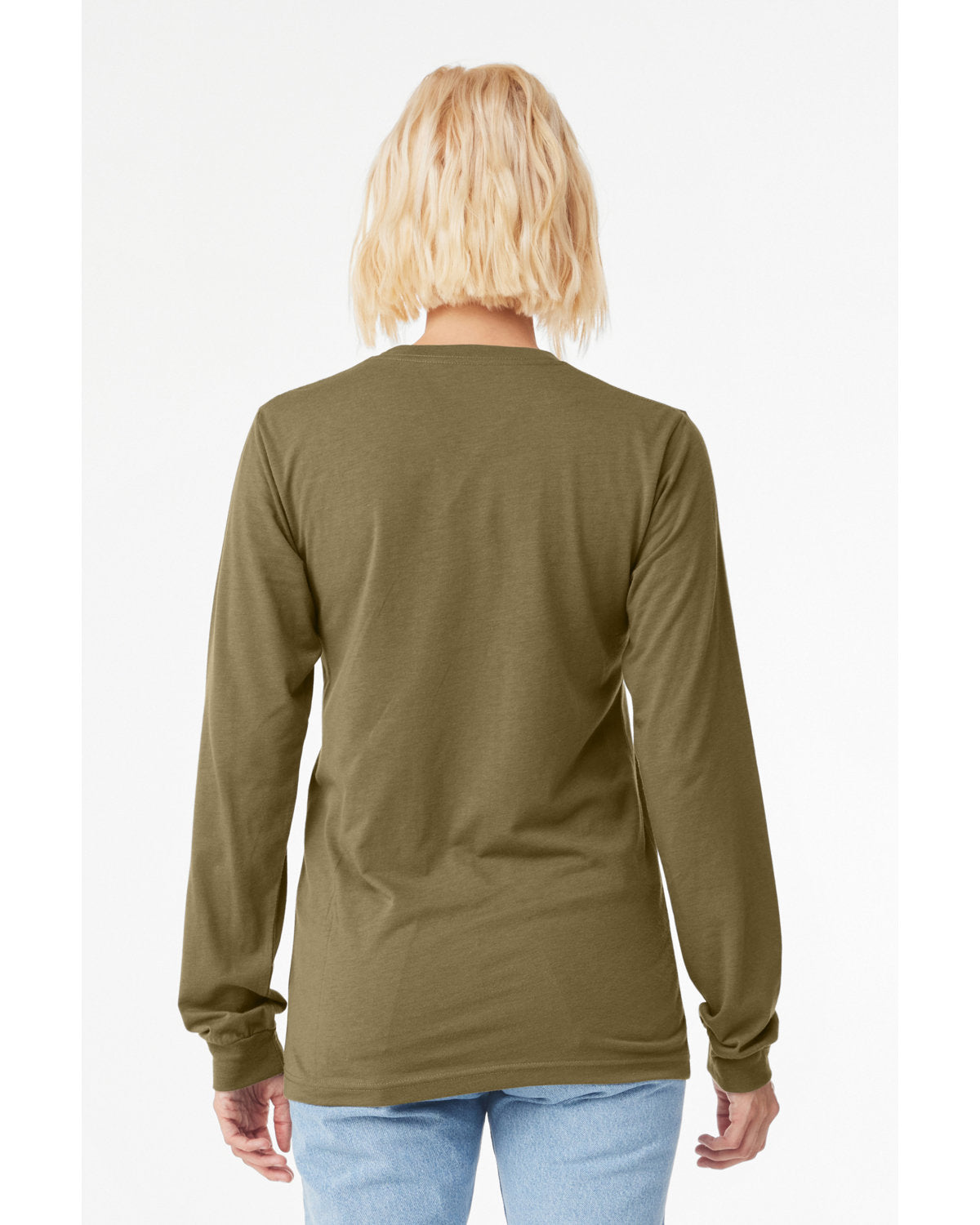 Bella + Canvas 3513 Unisex Triblend Long Sleeve T-Shirt - Soft Comfort Fit Crewneck Tee for Men & Women - Perfect for Casual Wear, Layering & Everyday Outfits