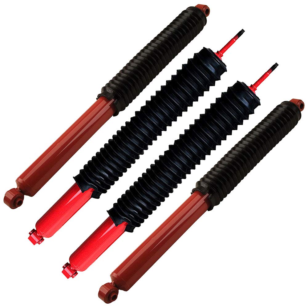 Jeep Wrangler 1987-1995 MonoMax Shock Absorbers & Struts Set of 4 - Heavy Duty Off-Road Suspension Upgrade - Perfect for Trail Riding & Rock Crawling Adventures