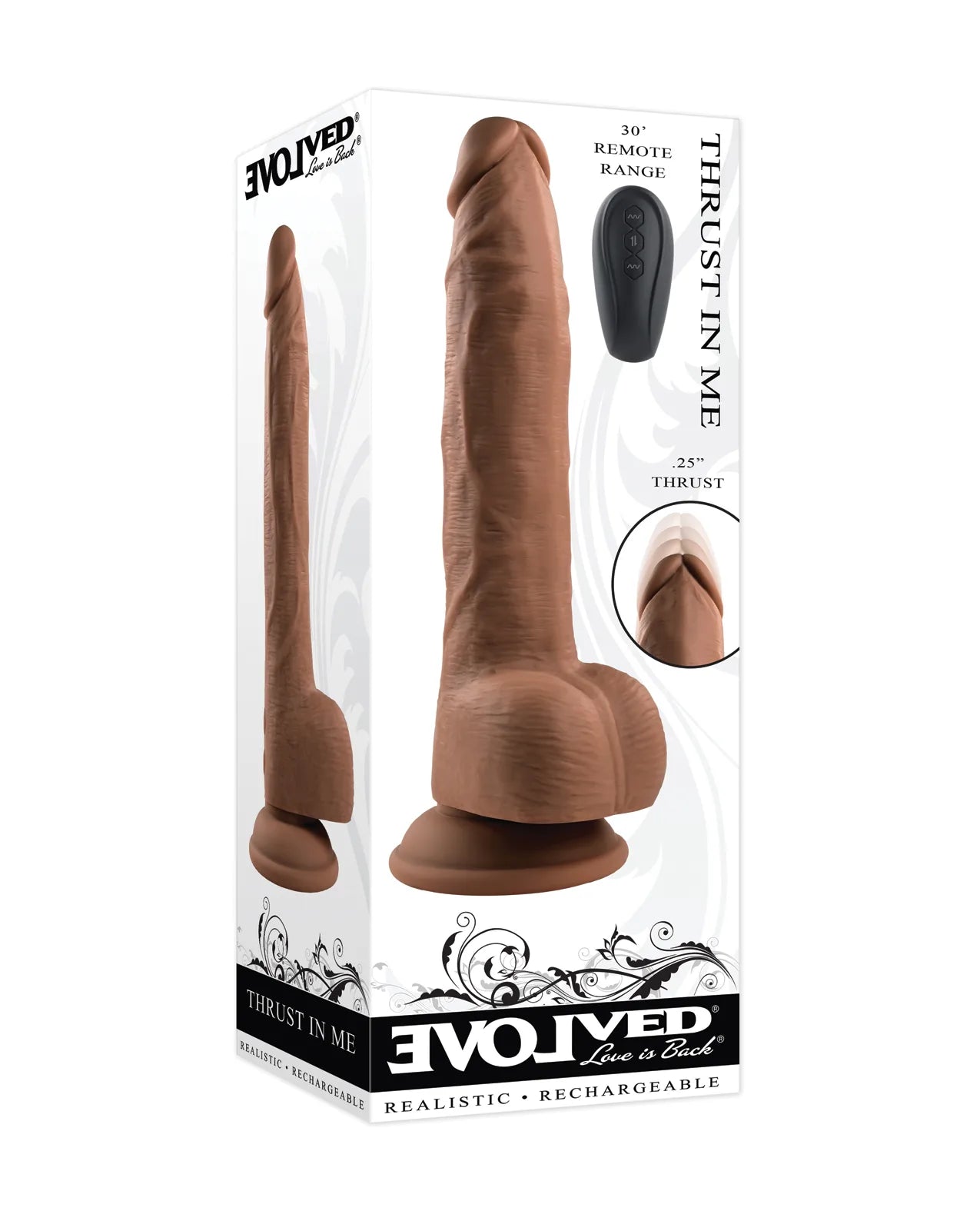 9 Inch Realistic Dildo for Women - Dark Skin Tone, Thrusting & Vibrating Adult Toy for Solo Play & Couples - Ultimate Pleasure Experience
