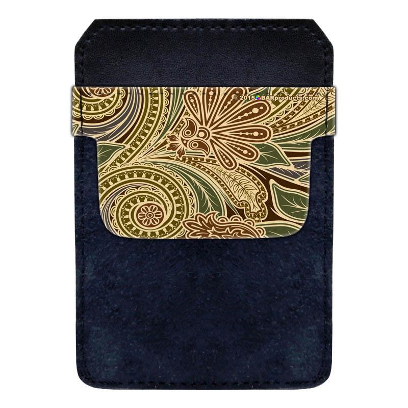 DekoPokit™ Premium Bottle Opener & Back Pocket Protector - Golden Paisley Design for Men & Women - Perfect for Parties, Camping, and Outdoor Adventures