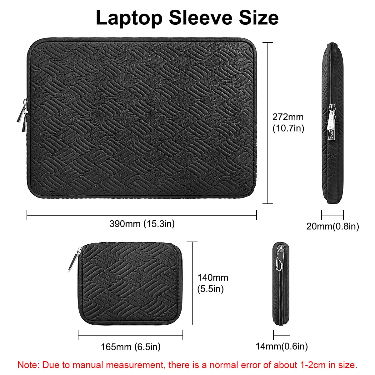 Premium Leather Laptop Sleeve for MacBook Air 15