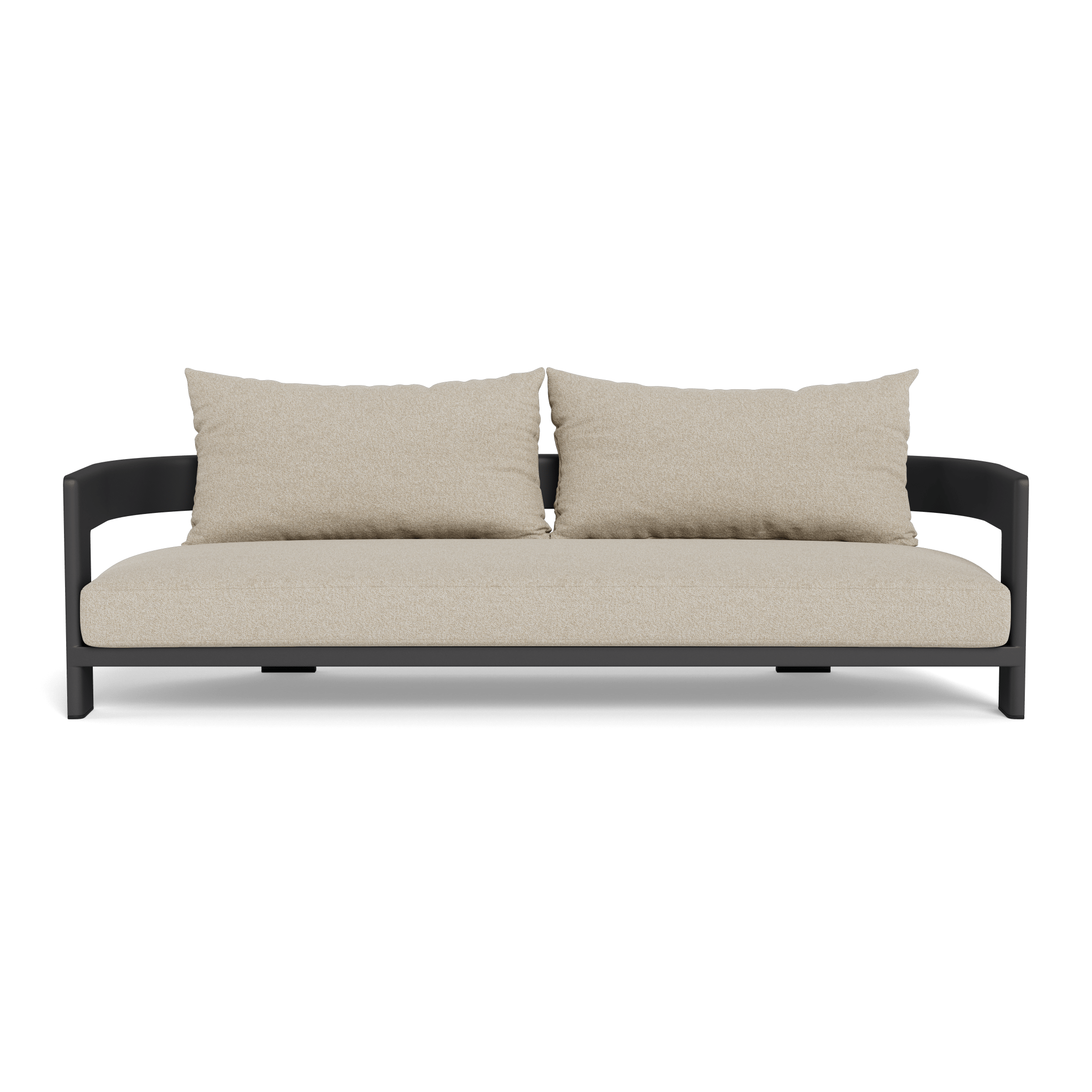 Victoria Aluminum 3-Seat Outdoor Patio Sofa Set - Modern Garden Furniture for Backyard, Poolside & Balcony Relaxation