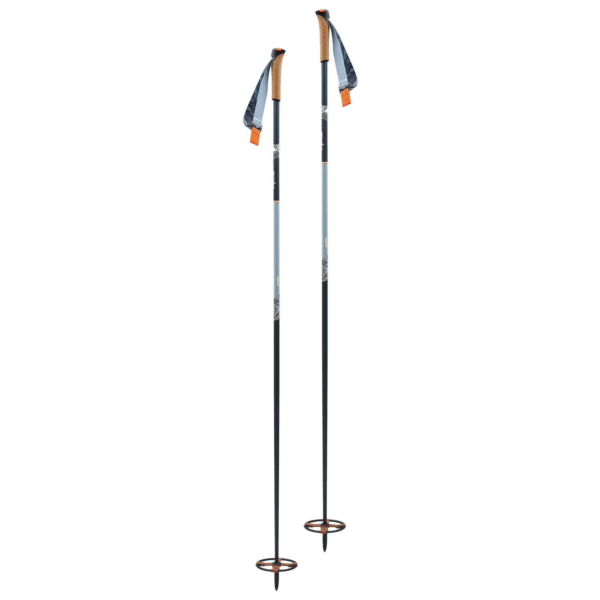 Blizzard Mountain Tourer Ski Poles MT212 00 - Lightweight Aluminum Adjustable Ski Poles for Men & Women - Perfect for Downhill Skiing, Cross-Country & Backcountry Adventures