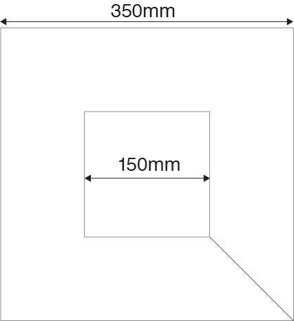 HART Square Post Protector - 35cm Single Pad for Fence, Deck & Outdoor Furniture Protection | Heavy Duty Padding for Safety & Durability
